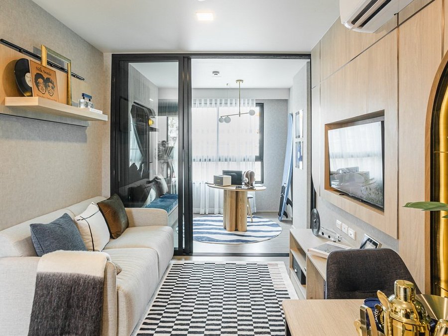 Dcondo Reef — show-unit living room, second interior style
